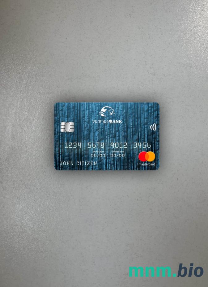 Moldova Victoriabank wygląd zdjęcia mastercard skan PSD + zdjęcie